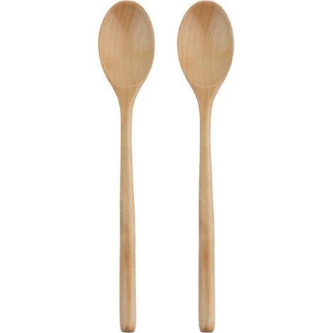 Ovaler Holzlöffel Zum Kochen Und Backen – 2er-set, 5 Cm