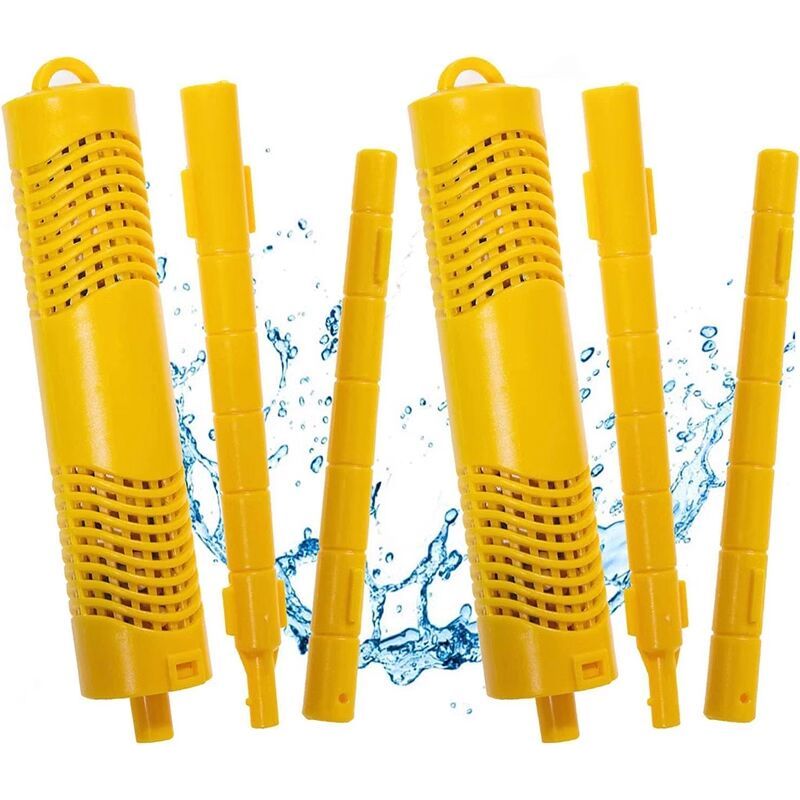 Poolfilterkartusche. 2er-pack Mineralfilterstäbe Für Pools Und Whirlpools. Lebensdauer: 4 Bis 6 Monate. Lebenslange Garantie Auf Die Kartusche. Reduziert Den Chlor- Und Brombedarf. Adsorptionsmaterial