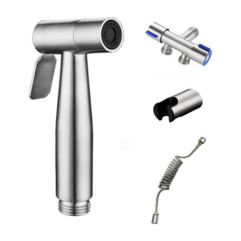 Handbrause-set Aus Edelstahl Für Bidet, Schlauchhalter-set Mit Sprühfunktion Für Babywindeln Und Badezimmer
