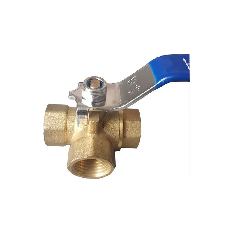 3-wege-ventil, 1/2"-messingkugelhahn, 3-wege-messing-adapter-kugelhahnverbinder