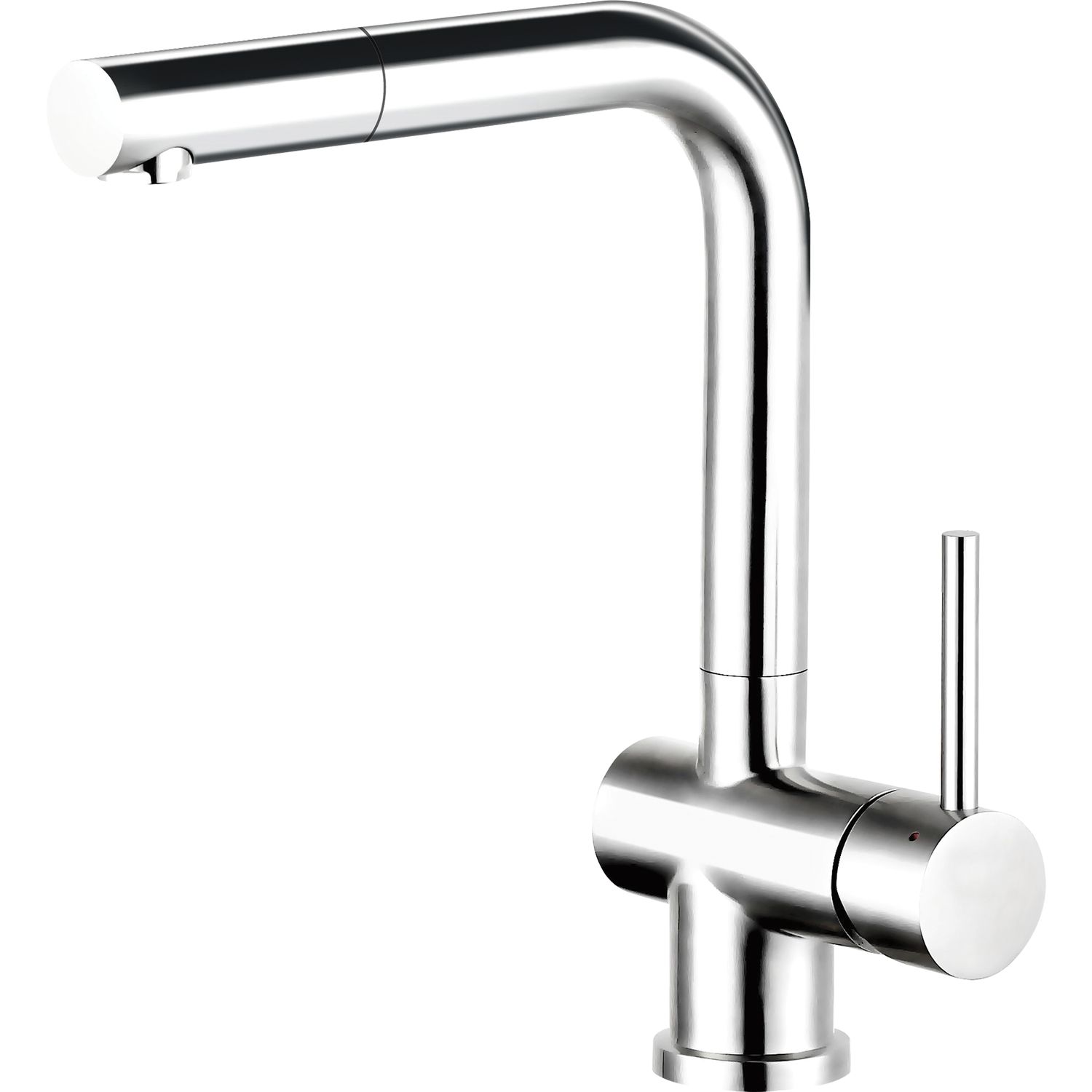Küchenarmatur (wasserhahn) Ausziehbarer Auslauf Druckfest Ca108 Chu, Chrom