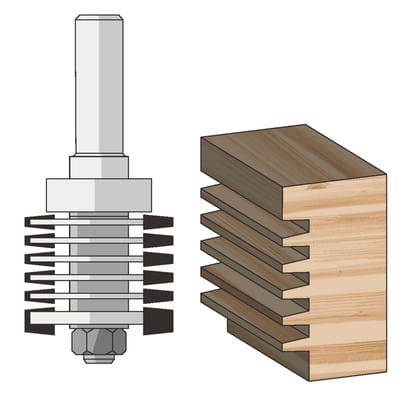 HM-Verleimfräser D39,7 B34 GL 95 mm