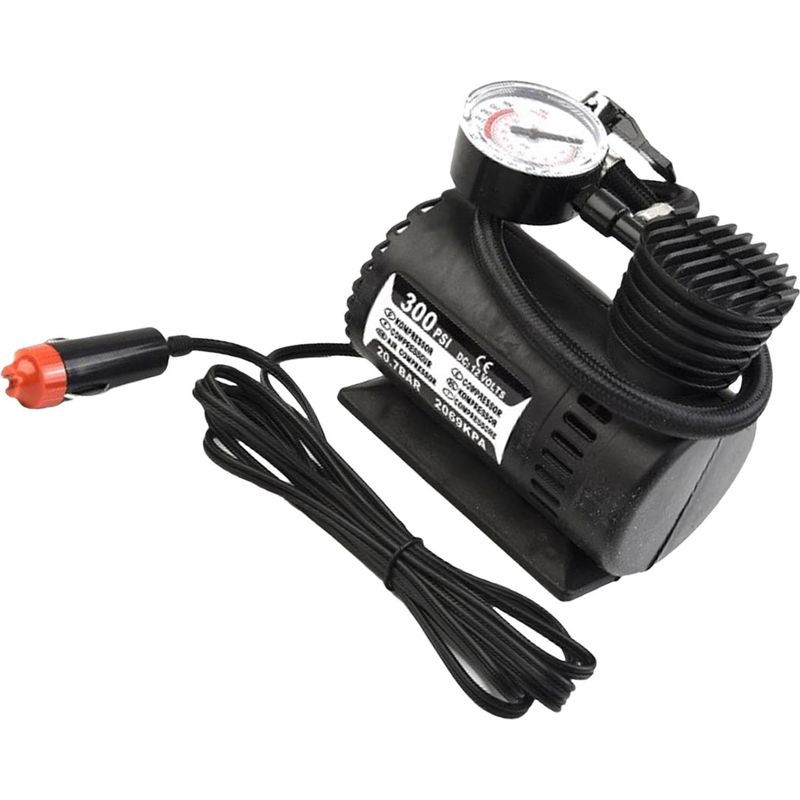 Auto-luftpumpe, Auto-luftkompressor, Leichter Tragbarer Reifen-luftkompressor – Sicherer Luftkompressor Zum Aufpumpen Von Auto-, Fahrrad- Und Motorradreifen