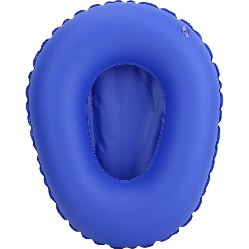 Aufblasbare Medizinische Bettpfanne Zur Druckentlastung Und Gegen Bettnässen – Tragbare Urinal-toilettenschale Mit Luftpumpe, Ergonomischer Komfort, Waschbares Pu-material