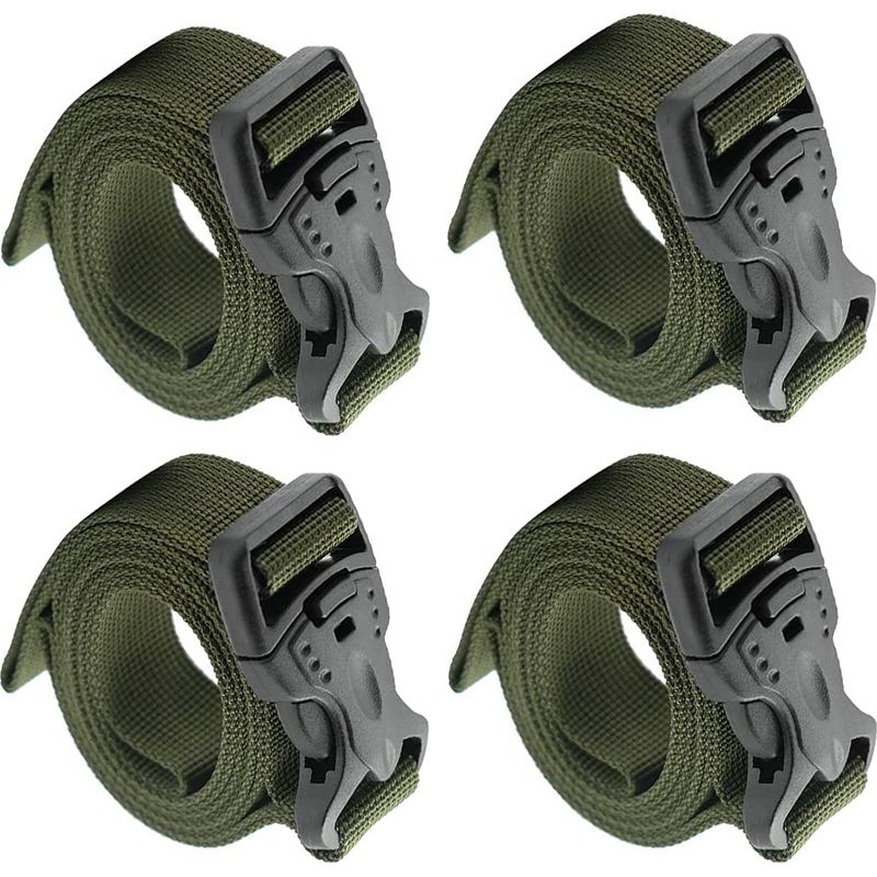 Set Mit 4 Verstellbaren Und Robusten Rucksackgurten Mit Schnellverschluss Für Outdoor-camping Oder Den Täglichen Gebrauch (grün)