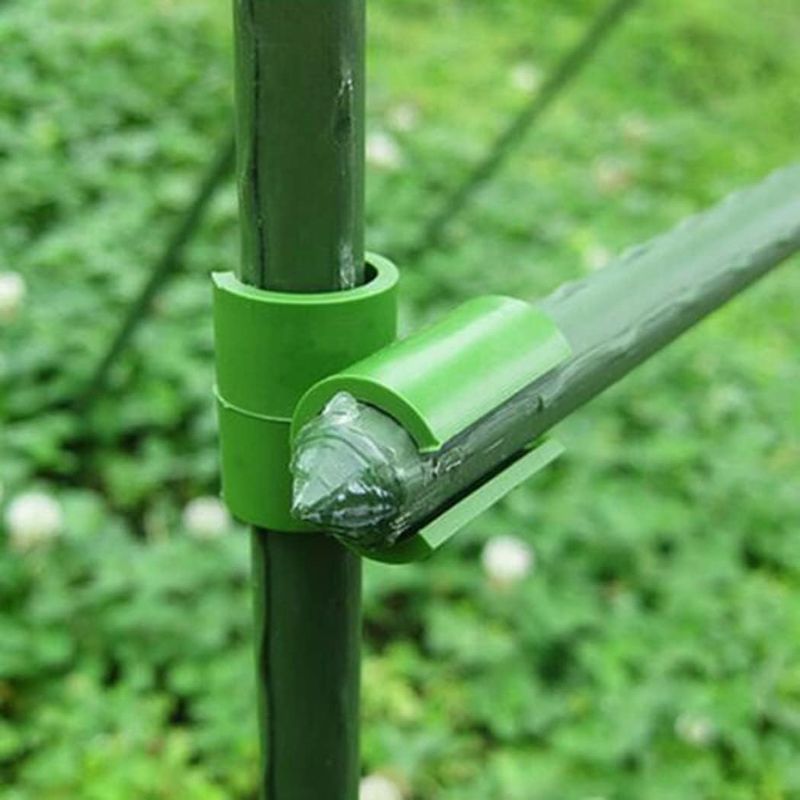 Packung Mit 50 Kreuzclips Für Gartenspaliere Und Tomatenkäfige (11/16/20 Mm)