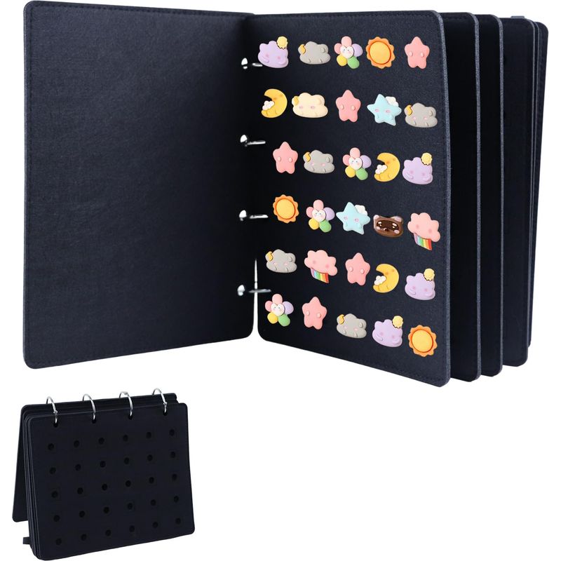 Filz-anstecknadel-etui, 6-seitiger Halter Für Emaille-anstecknadeln, Filz-anstecknadel-etui Für Broschen, Bietet Platz Für Bis Zu 180 Broschen, Sammler-anstecknadeln Und Medaillen (schwarz)