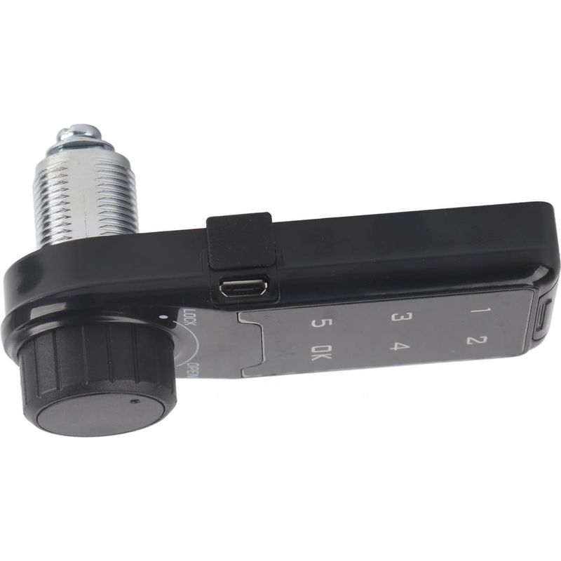 Digitaler Elektronischer Sicherheitsschrank, Codierter Spind Mit Touch-tastatur, Passwort, Zugangsschloss, Haustürschlösser, Riegel L = 20 Mm (größe)