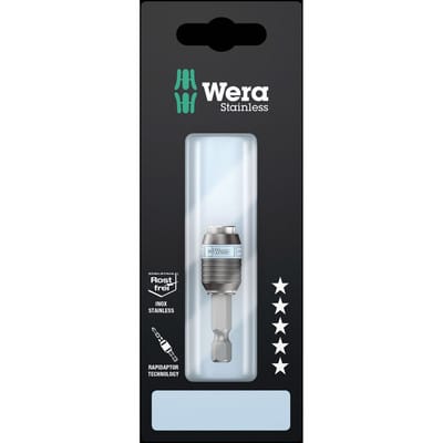 3888/4/1 k 05073616001 3888/4/1 k Edelstahl-Rapidaptor 6,3 mm 50 mm - Wera