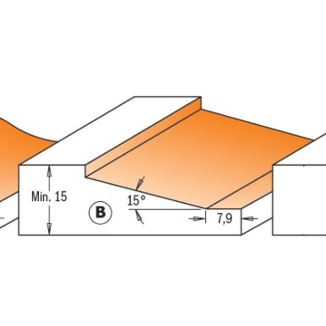 990.502.11 Coupe-Porte Horizontal C/cusc.hm S=12 D=82.5x15 (B)