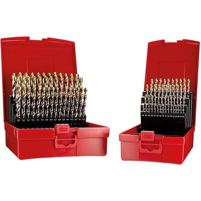 Spiralbohrer Set 1-10mm x0,1 A002 in Box 118G Typ n 4xD 91tlg. Tin Tip A095209 Dormer