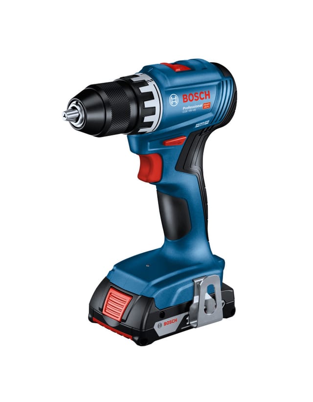 Bosch Akku-Bohrschrauber gsr 18V-45, 2 Akku gba 18V 2.0Ah, Ladg. im l-case
