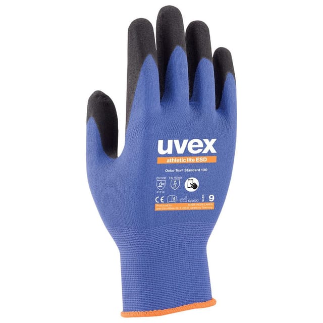 Uvex - athletic lite esd 6003511 Montagehandschuh Größe (Handschuhe): 11 1 Paar
