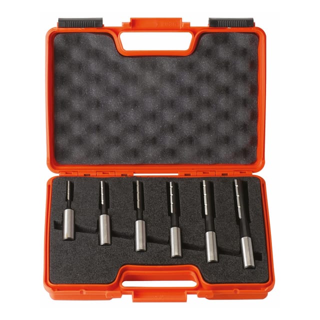 CMT – Satz von 6 bohrer a mortaiser en stahl haute resistance – Diametres 6-8-10-12-14-16 mm – Fur mortaisage precis und durable