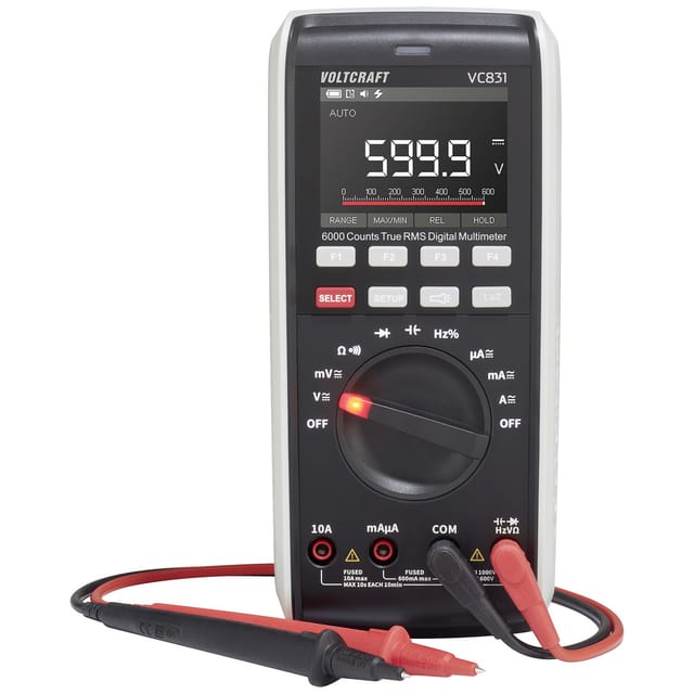 Voltcraft - VC831 Hand-Multimeter digital cat iii 1000 v, cat iv 600 v Anzeige (Counts): 6000