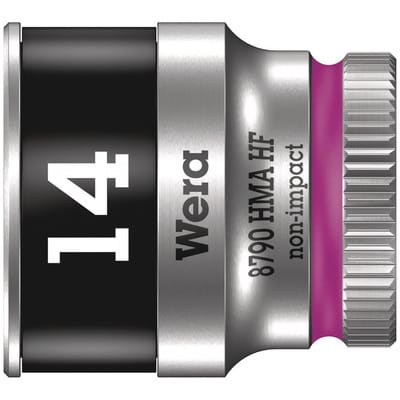 Wera - Steckschlüsseleinsatz 8790 hma hf 1/4 ″ 6-kant Schlüsselweite 14 mm Länge 23 mm