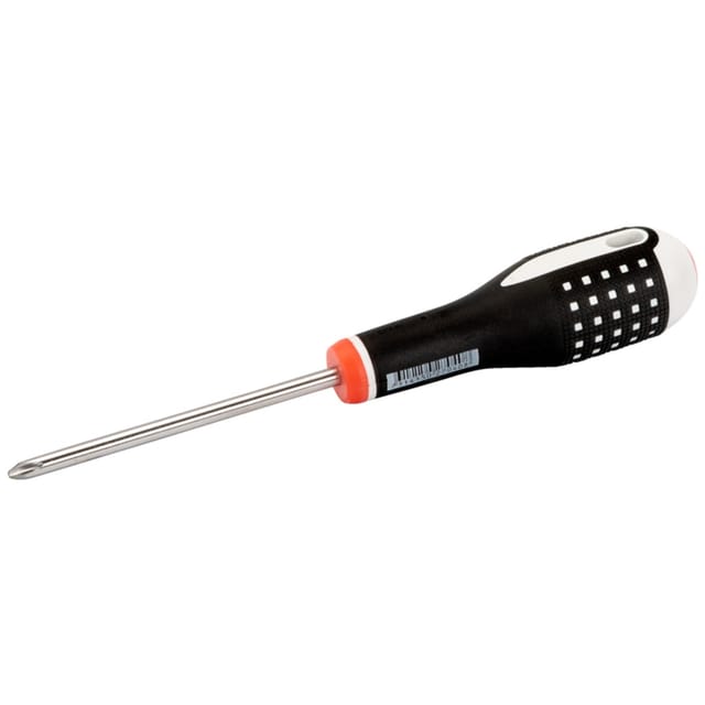 Bahco ERGO Phillips-Schraubendreher aus Edelstahl, mit 3-Komponentengriff, PH2 x 100 mm