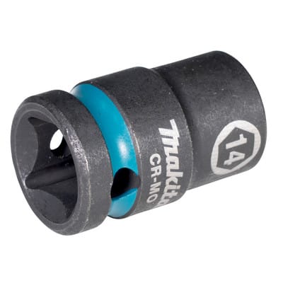 E-16106 Steckschlüssel 1/2" SW14 Impact Black kurz - Makita