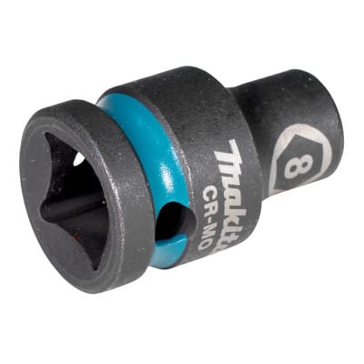 E-16047 Steckschlüssel 1/2" SW8 Impact Black kurz - Makita