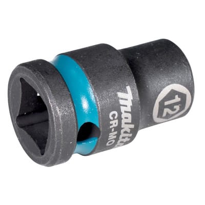 E-16081 Steckschlüssel 1/2" SW12 Impact Black kurz - Makita