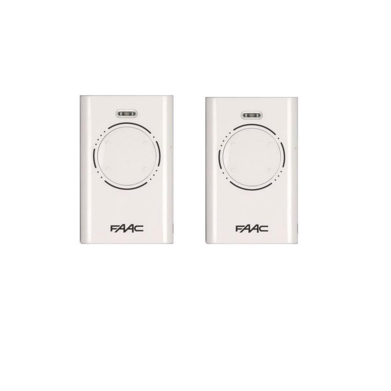 Elle – 4-kanal-fernbedienung (868 Mhz) – Rolling Code – 3-v-netzteil Mit Cr2032-batterien – 2er-pack Für Faac-motoren