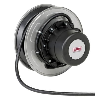 ELMAG Autom. Kabelaufroller ZECA, 1442 RNF, 12+2 Meter, 5x2,5mm², IP 65 (ohne Zuleitung, Stecker und Kupplung)