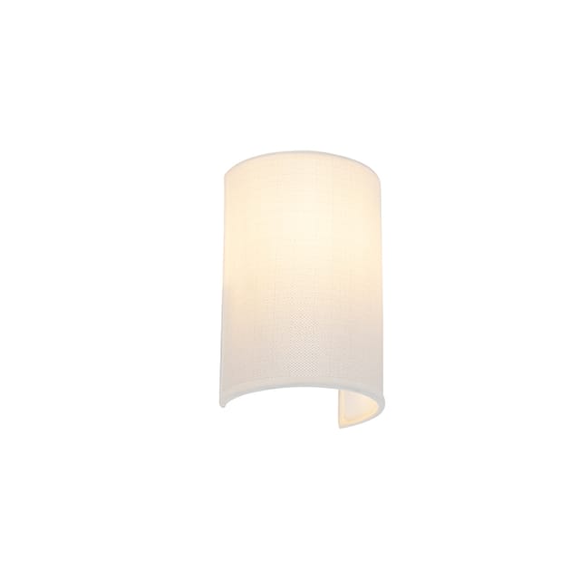 Smarte Wandleuchte weiß inkl. wlan A60 - Simple Drum Jute