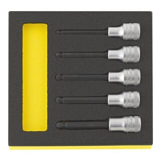 Stahlwille TCS 54KK/5 INHEX-Schraubendrehereinsätz e-Satz 1/2