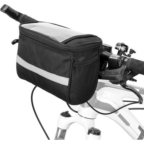 Fahrradlenkertasche Mit Isolierter Vordertasche, Lenkerkorb, Packtasche, Kühltasche