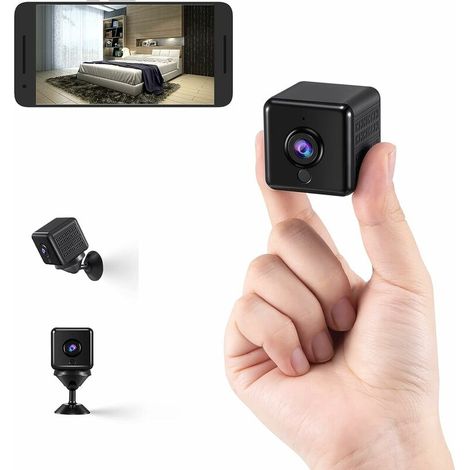 Mini-4k-wlan-überwachungskamera – Nachtsicht Und Bewegungserkennung – Lange Akkulaufzeit – Ideal Für Zuhause, Baby, Haustiere Und Auto