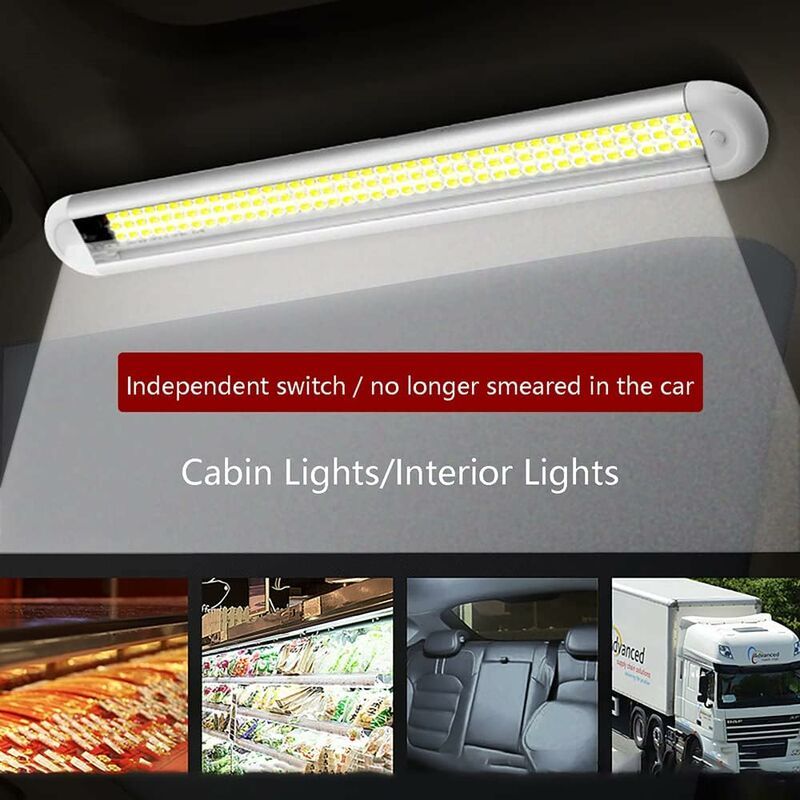 12v Led-streifenleuchte, Led-leuchten Für Wohnmobile, Wohnmobilbeleuchtung, Led-autoinnenbeleuchtung Mit Schalter, Für Wohnmobile, Wohnwagen, Boote, Küchen, Badezimmer Und Schlafzimmer