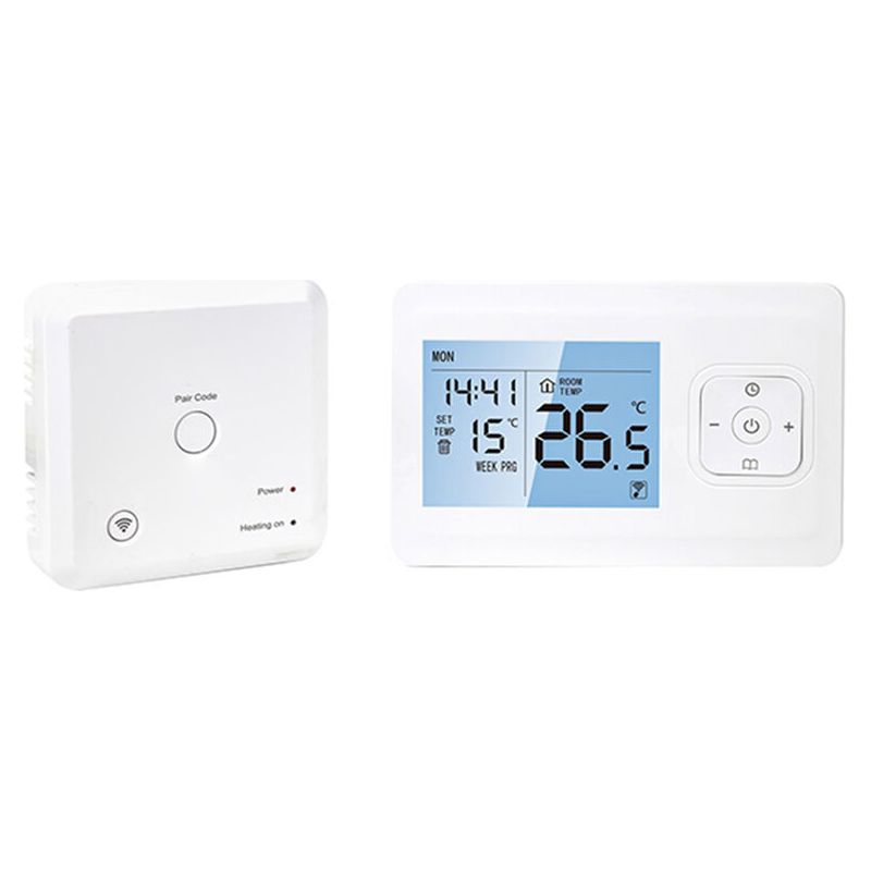 Intelligenter Wlan-thermostat, Kabellos Programmierbarer Thermostat Mit Funkempfänger, Wandmontage Möglich, Tischgerät, App-steuerung, Sprachsteuerung, Kompatibel Mit Alexa Und Google Assistant, Tempe