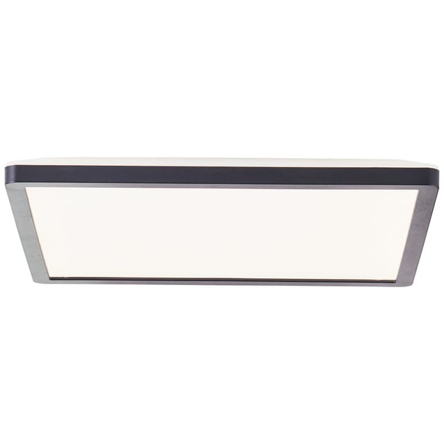 BRE-Light Sorell led Deckenaufbau-Paneel 29x29cm schwarz/weiß Kunststoff Fernbedienung Intern dimmbar über Fernbedienung 18 w led integriert (2300lm,