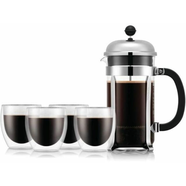 Bodum Chambord Kaffeemaschine Edelstahl 1,0 L Doppelwand