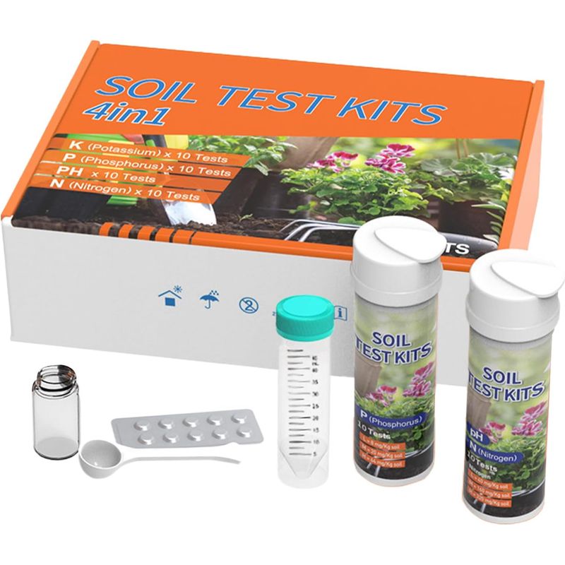 Boden-ph-testset – 4-in-1-nährstofftester – Analysator