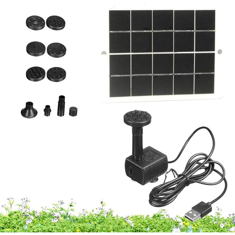 Solar-teichpumpe – 15-w-solarwasserpumpe Für Gartenteiche