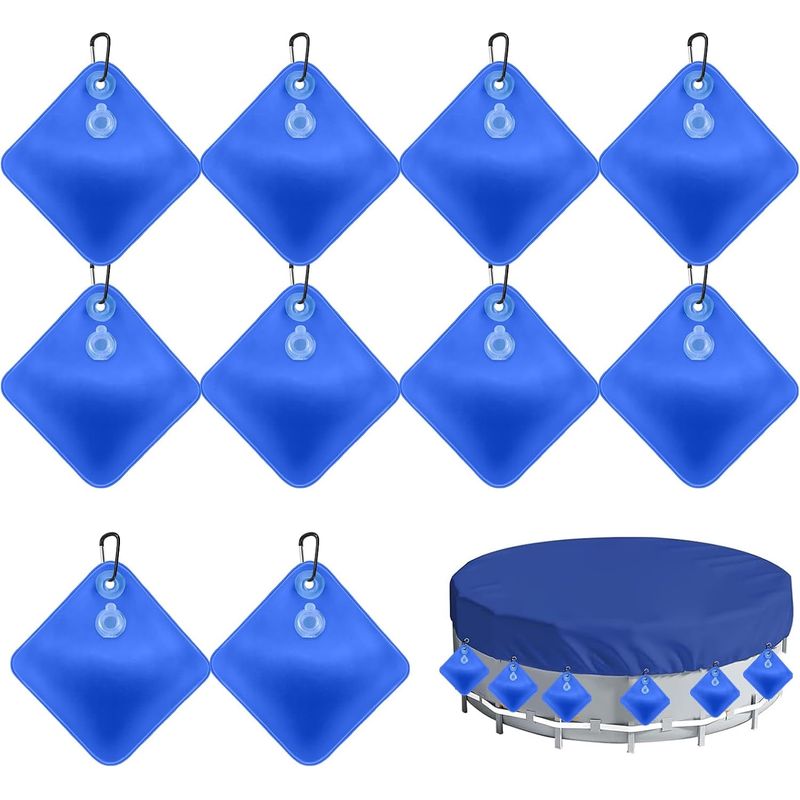 Set Mit 10 Poolabdeckungsgewichten – Robuste Und Stabile Konstruktion – Mit