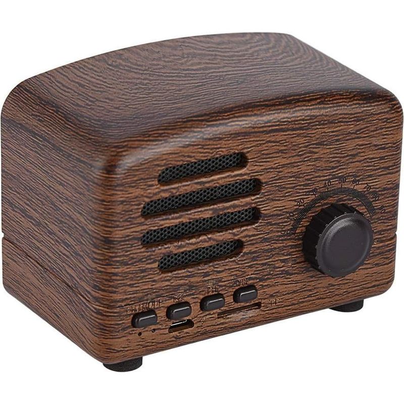 Bluetooth-lautsprecher – Hochwertig – Tragbarer Retro-lautsprecher Mit Ukw-radio