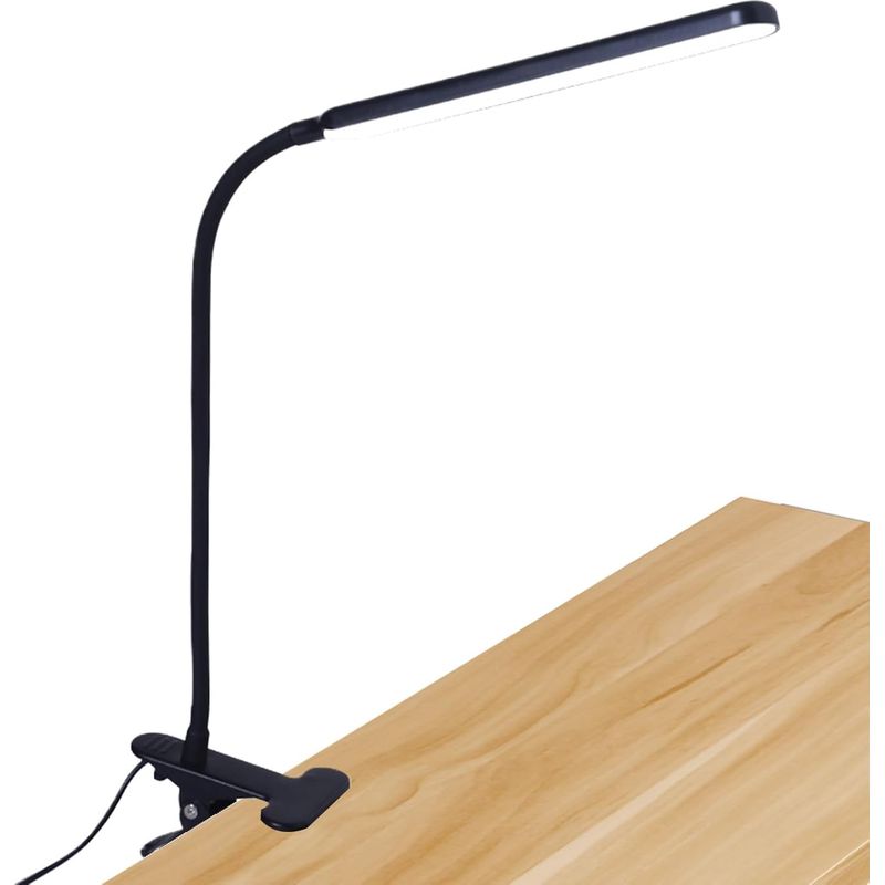 Schreibtischlampe – Schwenkbare Tischleuchte Mit Klemme – Licht