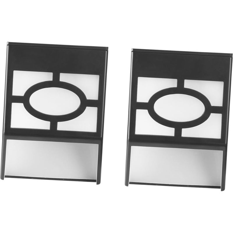 2-teilige Schwarze Wasserdichte Retro-led-solar-wandleuchten Für Den Außenbereich
