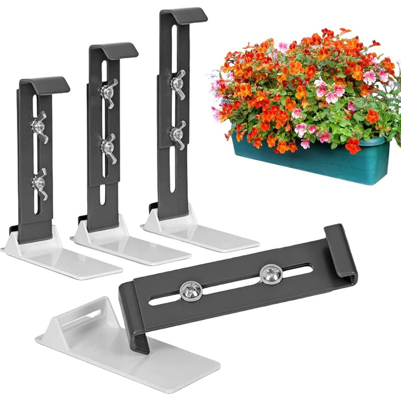 Befestigungen Für Fensterkästen – Verstellbare Halterungen Für Blumenkästen