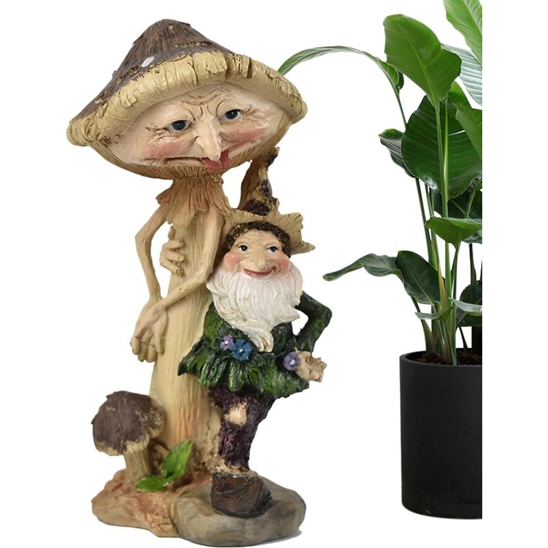 Gartenzwergfigur Für Den Außenbereich – Pilzgartendekoration