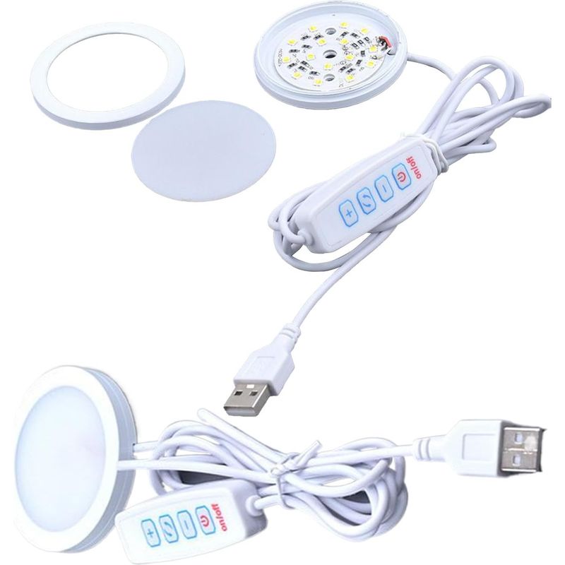 Led-lampenset – Usb-betriebene Ambientebeleuchtung, 2 Stück, 3 Modi –