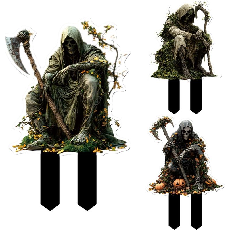 Halloween-gartenstecker – Halloween-dekorationen Für Den Garten