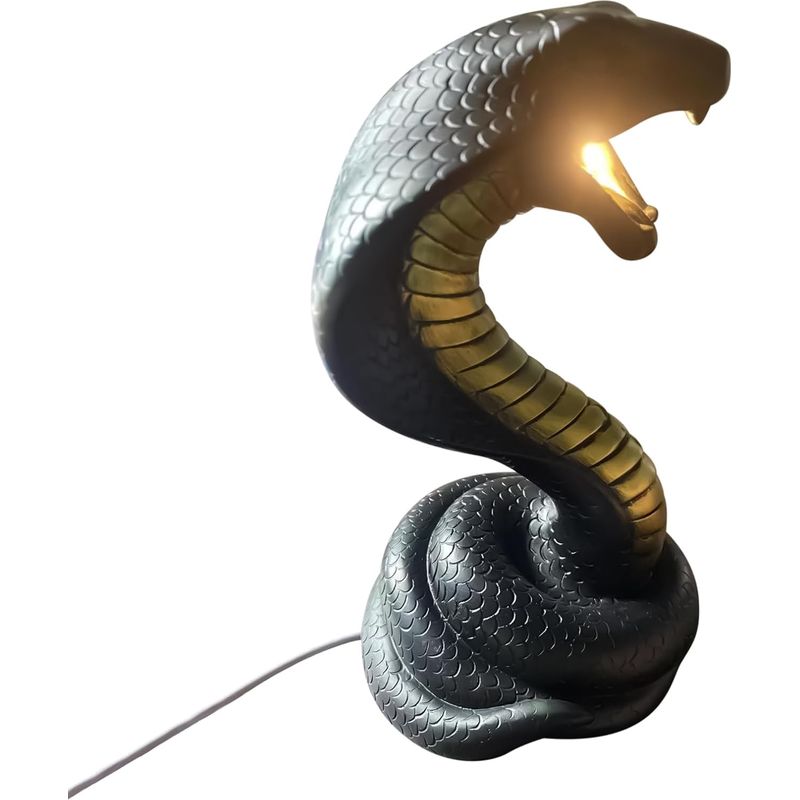 Gotische Schlangen-nachtlampe – Gotische, Leuchtende Schlangenfigur
