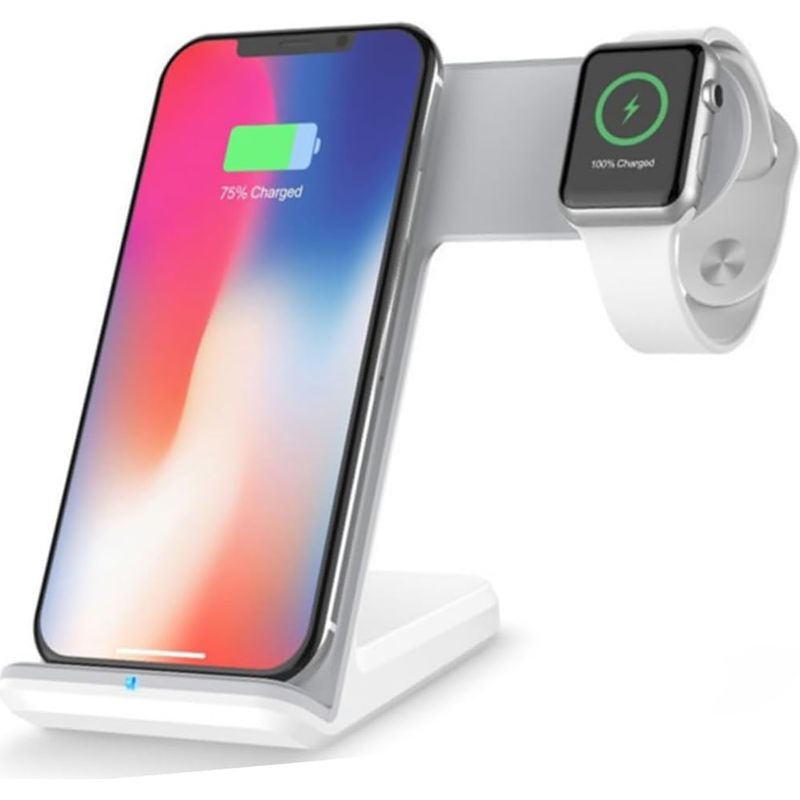 1 Akkuladegerät Handy-ladegerät Tragbarer Akku Uhr
