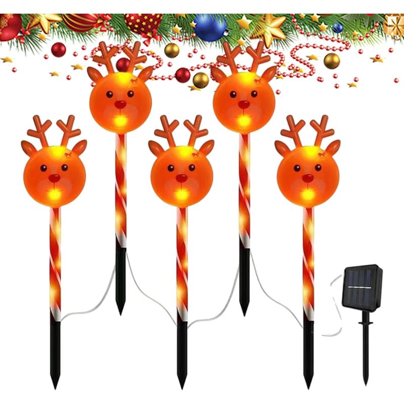 Gartenstecker - Weihnachtslaternen - Markierungsleuchten - Dekoration