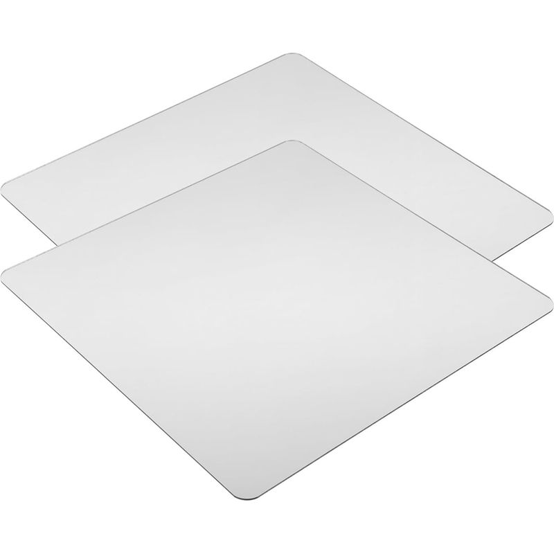 Set Mit 2 Selbstklebenden Acryl-wandspiegelfliesen, 30 Cm