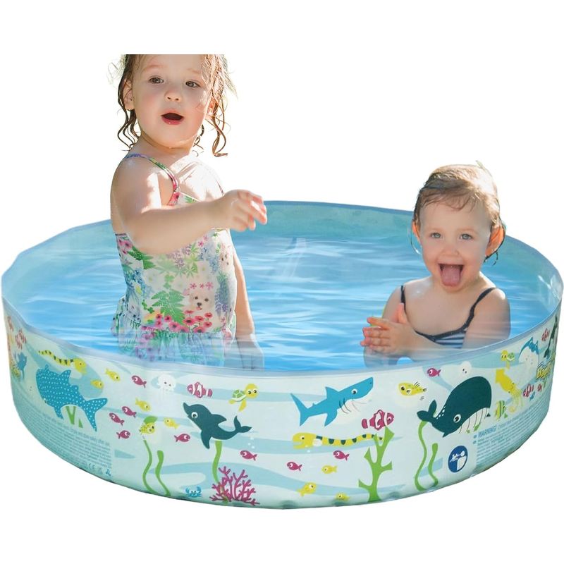 Schwimmbad Für - Planschbecken - Starre Badewanne Mit Tiermuster Und