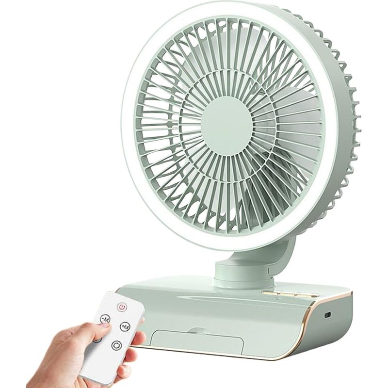 Oszillierender Tischventilator – Tragbarer Ventilator – 5 Geschwindigkeitsstufen